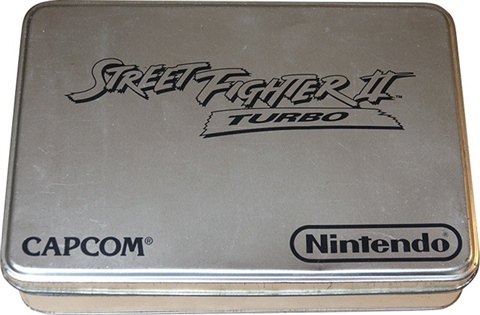 Street Fighter II Turbo Limited Ed. w/ Tin & Pin, w/ Manual, Boxed